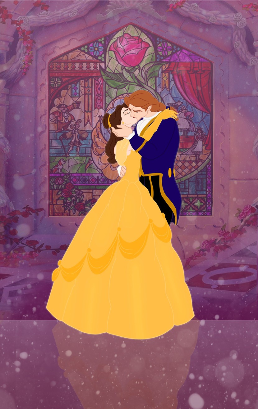 Tale As Old As Time - Disney Princess Wallpaper For Android - HD Wallpaper 
