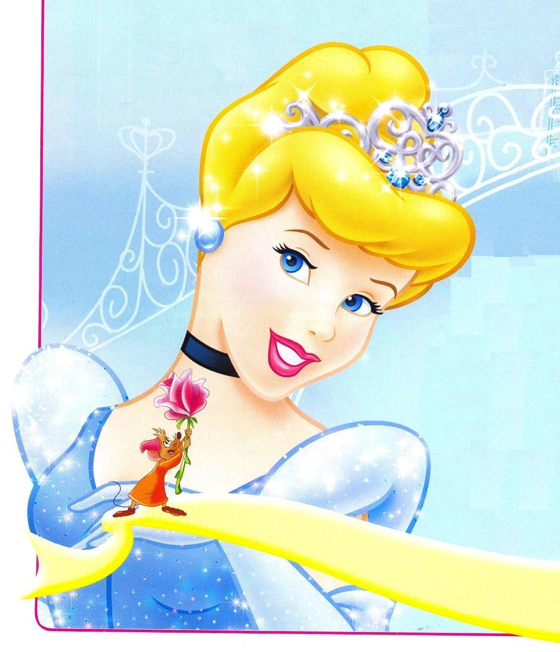 Princess Cinderella Disney Princess - Disney Princess Cinderella Cartoon - HD Wallpaper 