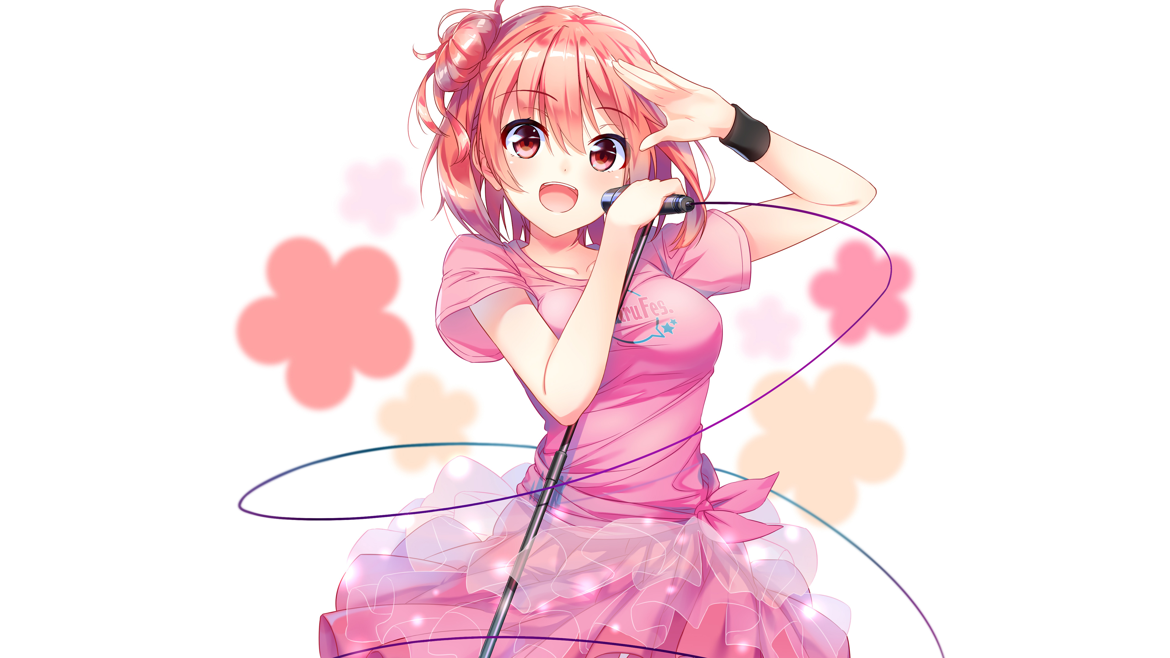 Anime Character With Microphone - HD Wallpaper 