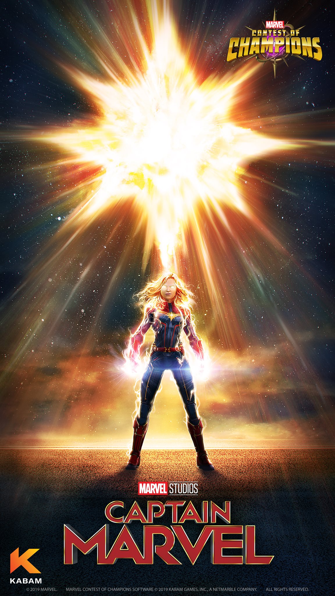 Captain Marvel Movie Contest Of Champions - 1152x2048 Wallpaper 