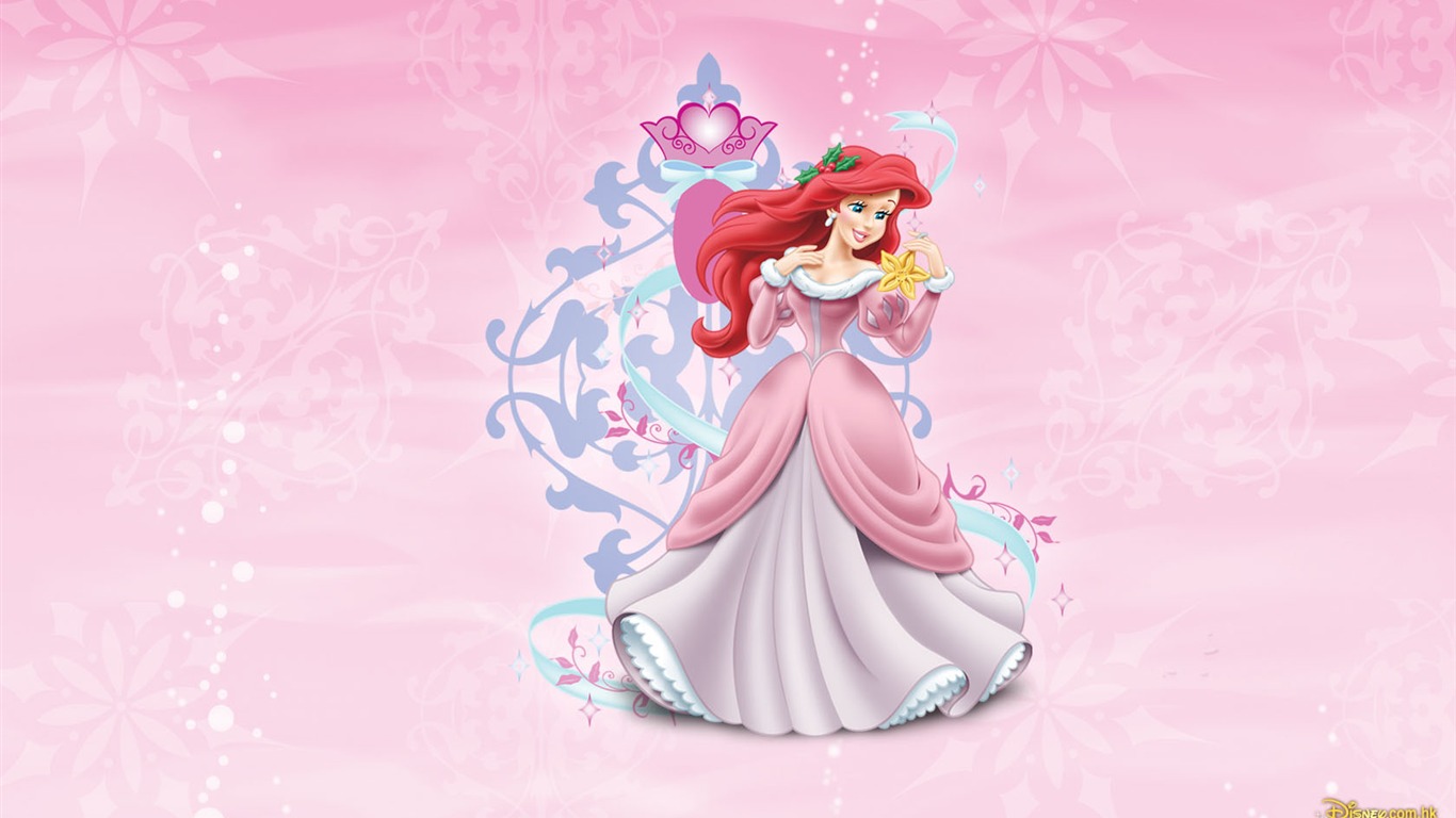 Cartoon Princess Disney 136260 Wallpaper Wallpaper - Cute Disney Princess Cartoon - HD Wallpaper 