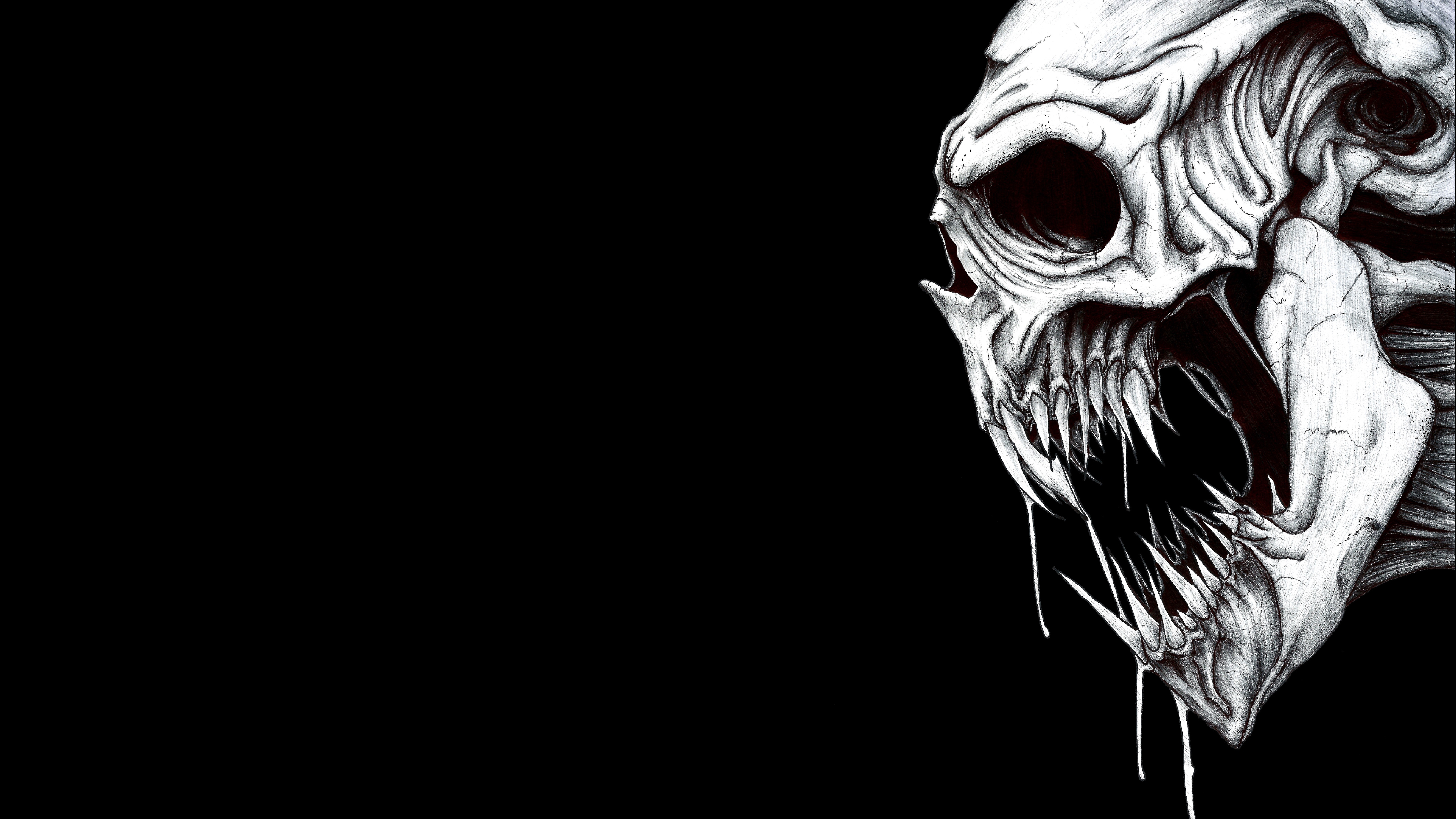 Skull Background - HD Wallpaper 