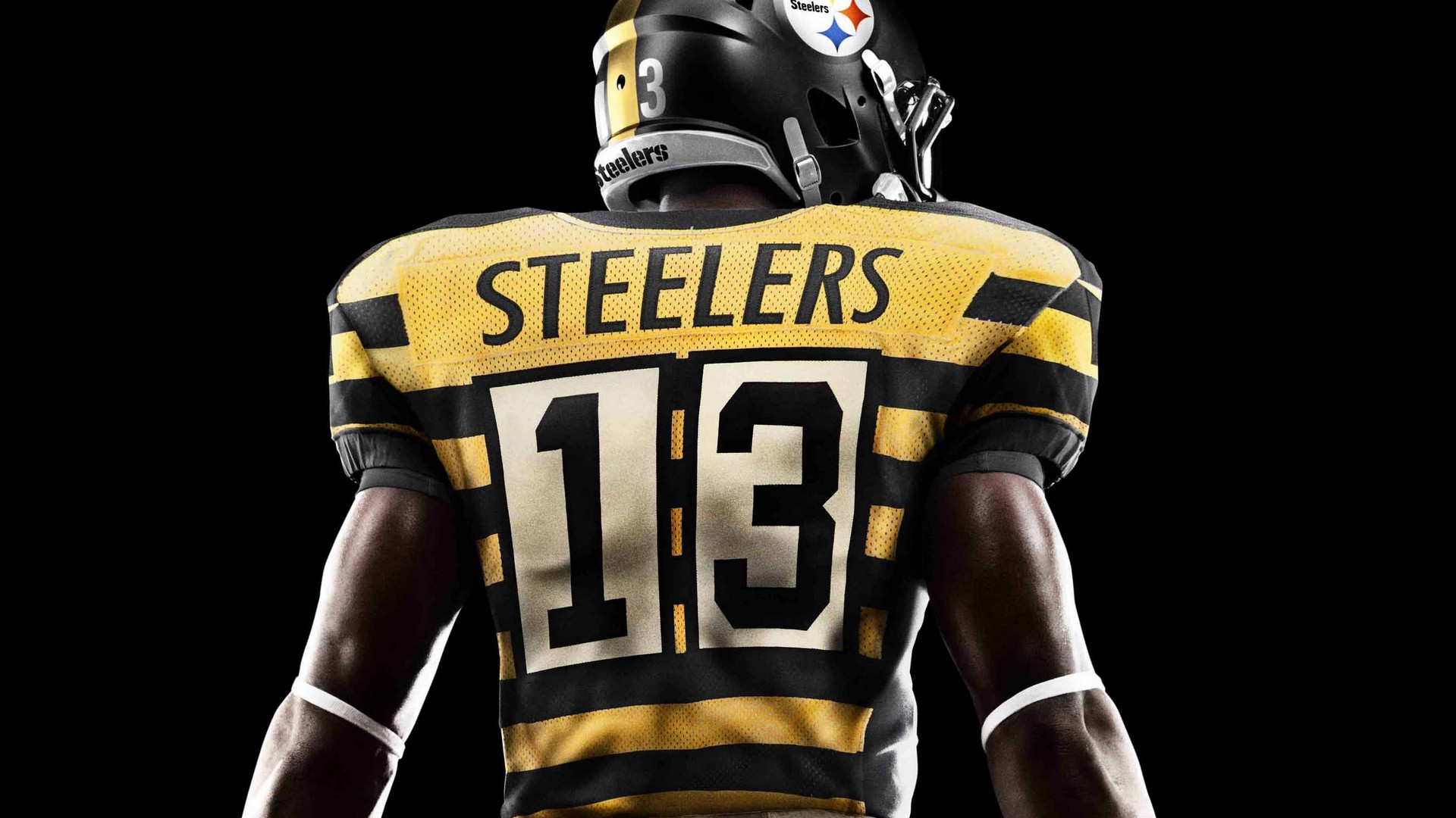 American Football Wallpaper Hd With High-resolution - Football Background Steelers - HD Wallpaper 