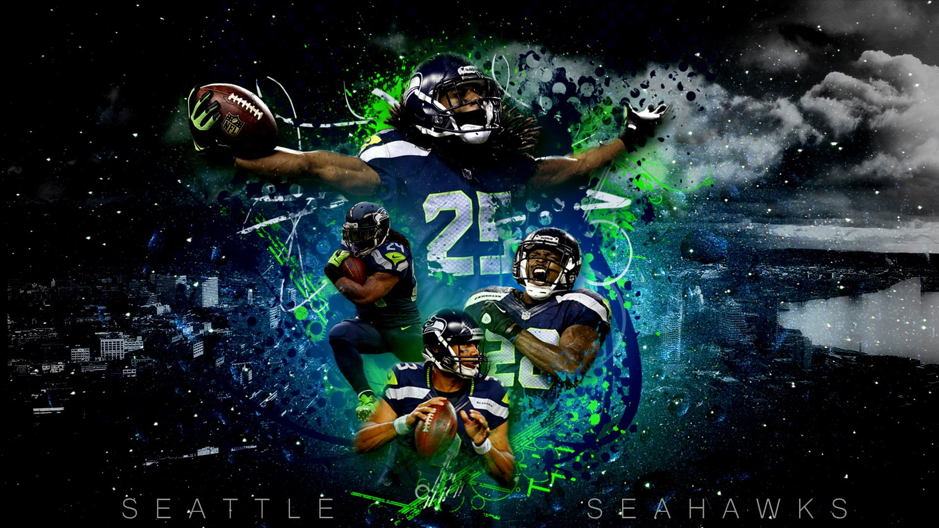 Background Seattle Seahawks - HD Wallpaper 