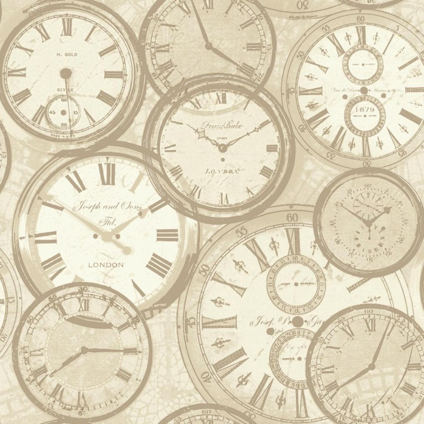 Clock Wallpaper For Walls - HD Wallpaper 