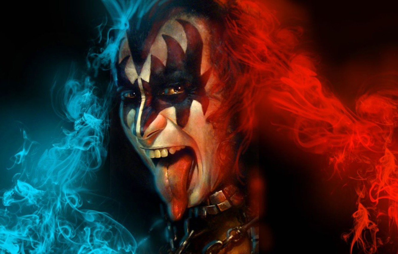 Photo Wallpaper Music, Kiss, Hard Rock, Artist Sergey - Gene Simmons - HD Wallpaper 