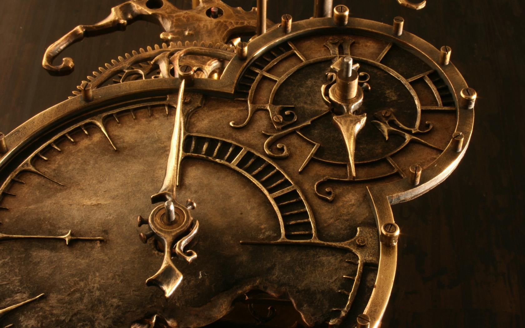 Clock Steampunk - HD Wallpaper 