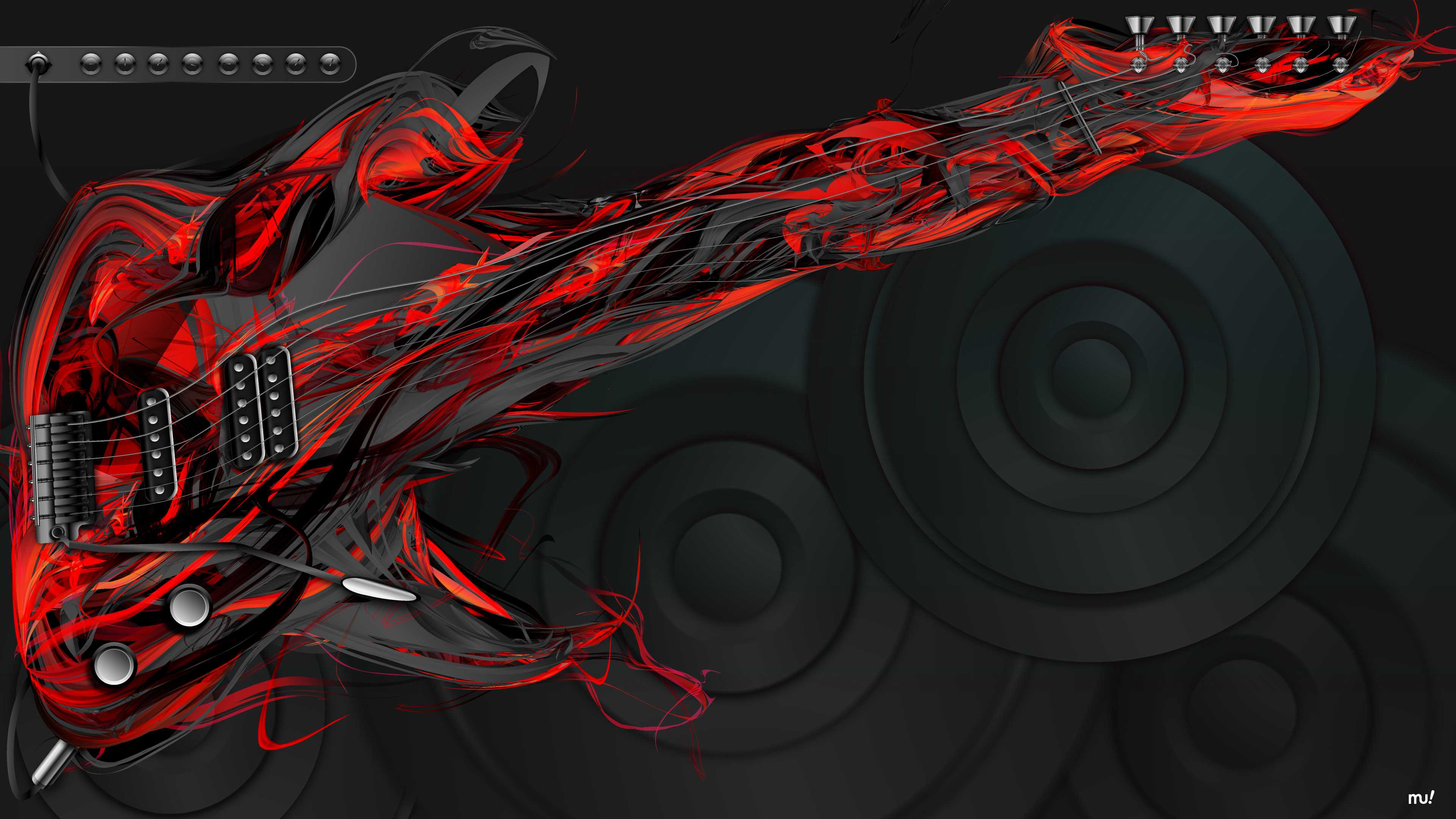 Abstract Guitar Wallpaper High Quality Resolution On - Rock Guitar Wallpaper Hd - HD Wallpaper 