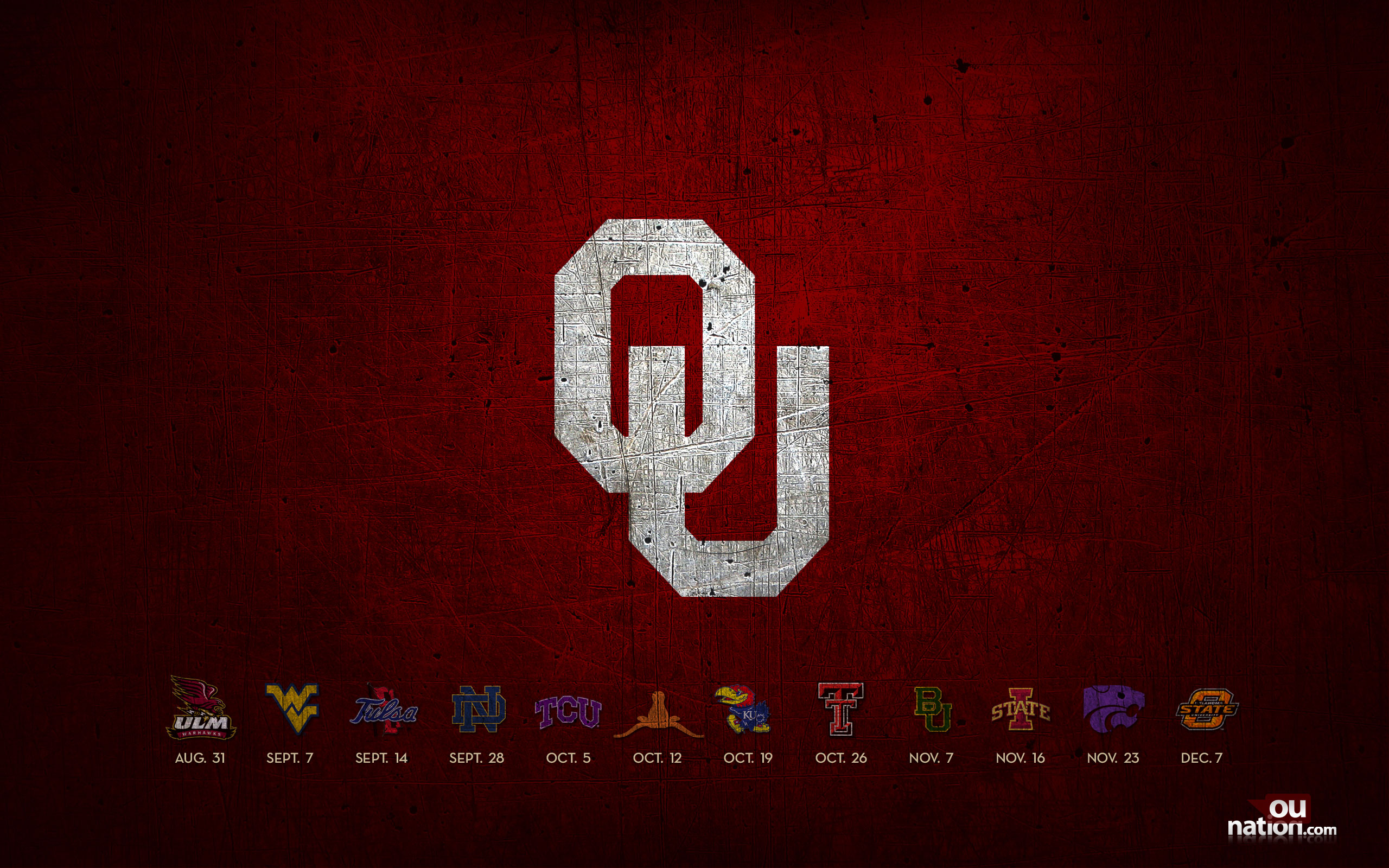 2018 Oklahoma Sooners Football Schedule - HD Wallpaper 