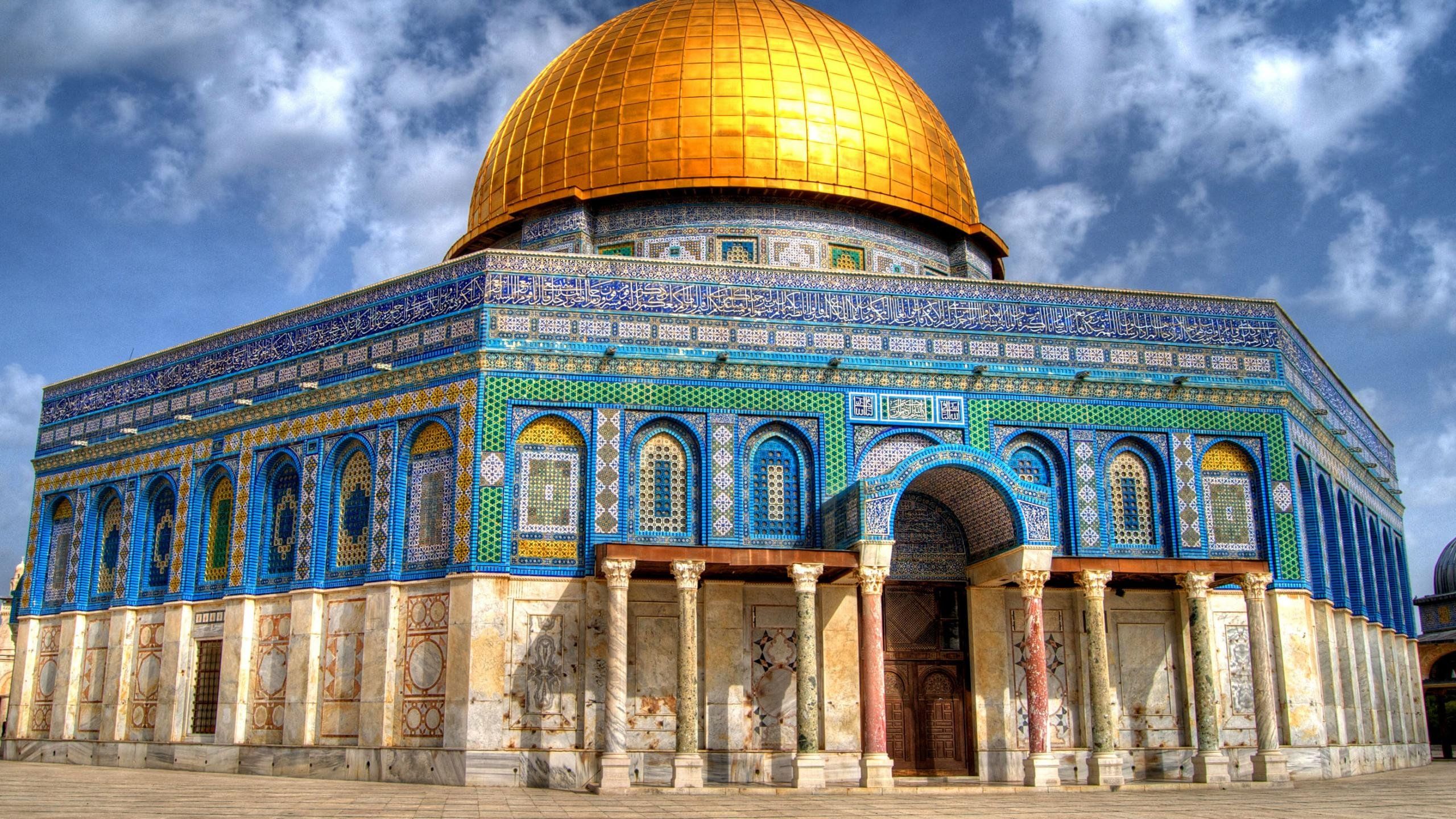 Dome Of The Rock - Masjid Al Aqsa Wallpaper Ios - 2560x1440 Wallpaper -  