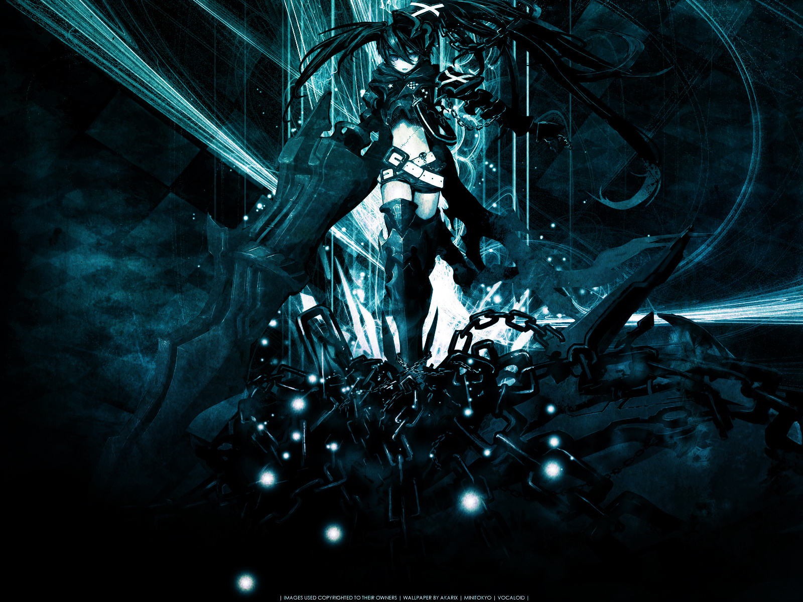 Black Rock Shooter Wallpaper - HD Wallpaper 