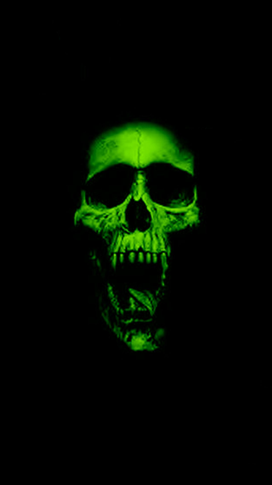 Evil Skull Black Background - 1080x1920 Wallpaper - teahub.io