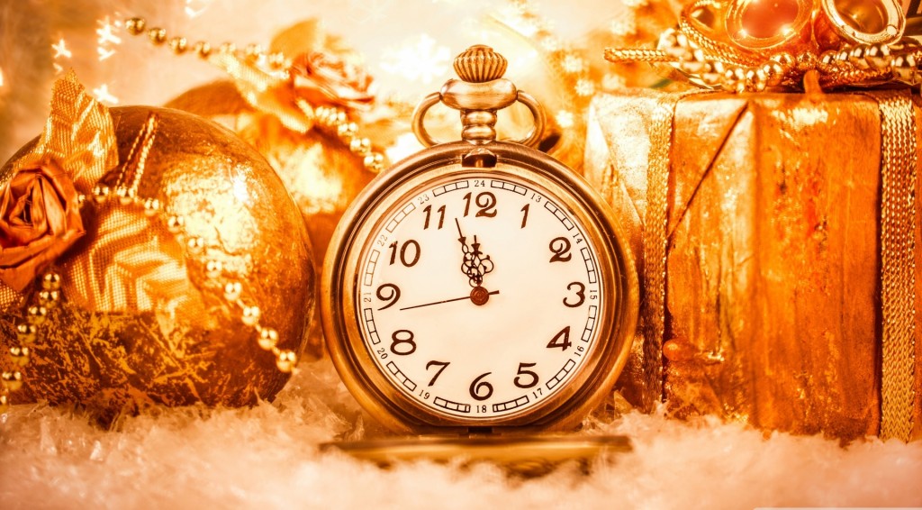 Time Clock New Year - HD Wallpaper 