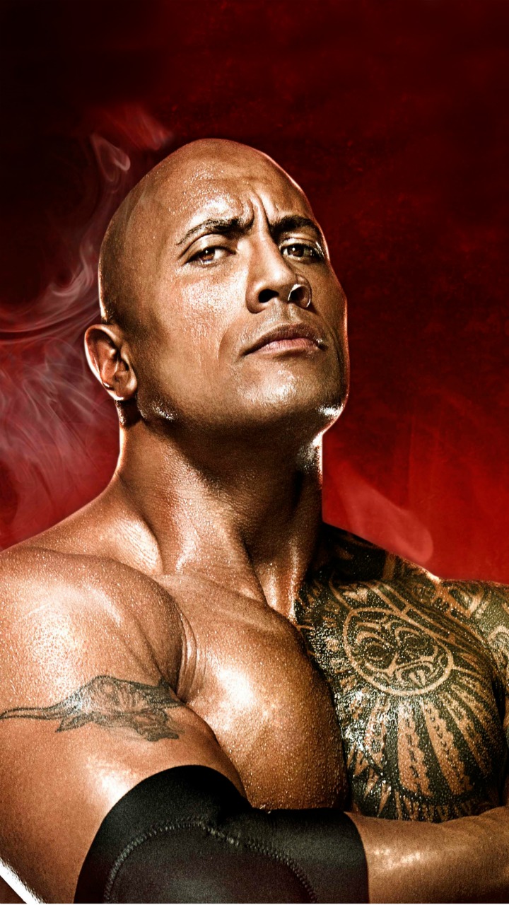 The Rock Wallpaper - Wwe Wallpaper Hd Download - HD Wallpaper 