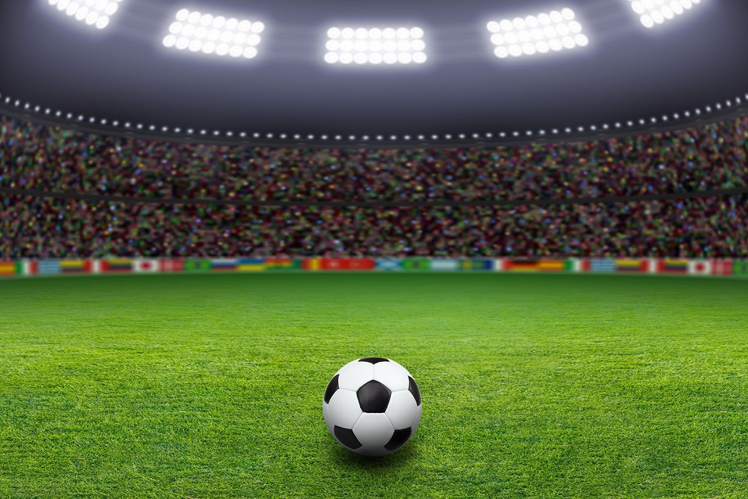 Soccer Stadium Wallpaper - Soccer Stadium - HD Wallpaper 