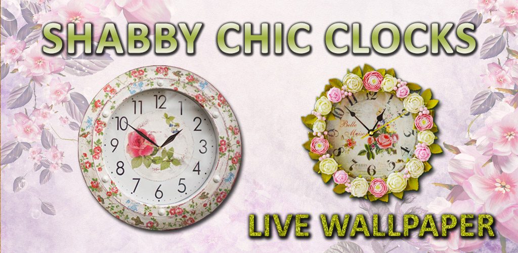Shabby Chic Clocks Live Wallpaper - Quartz Clock - HD Wallpaper 