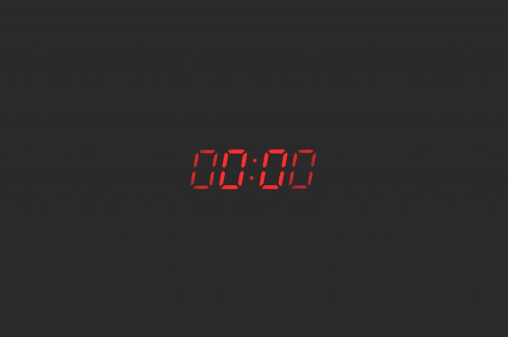 Digital Clock - HD Wallpaper 