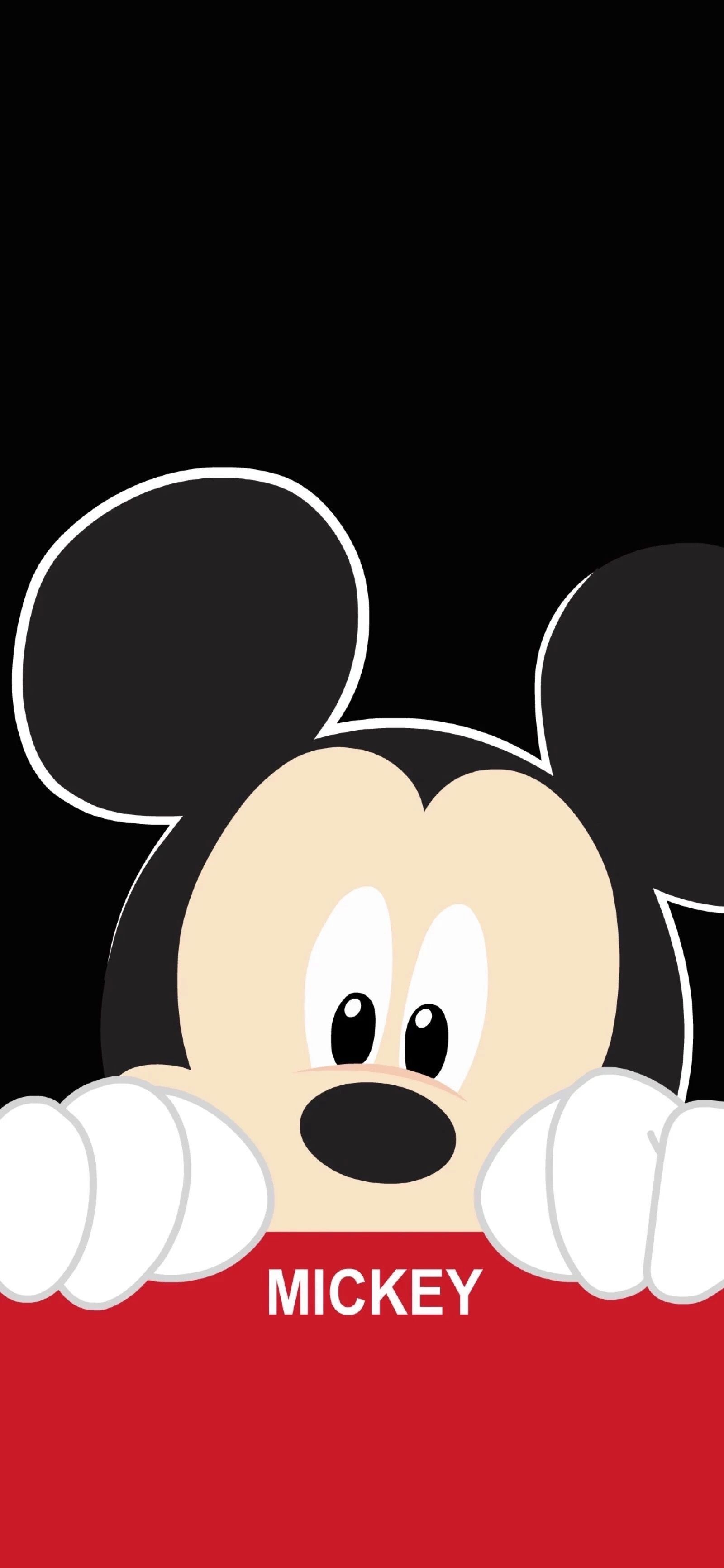 Mickey Funny Iphone Wallpaper, Mickey Mouse Wallpaper - Mickey Mouse Wallpaper  Iphone X - 1600x3464 Wallpaper 