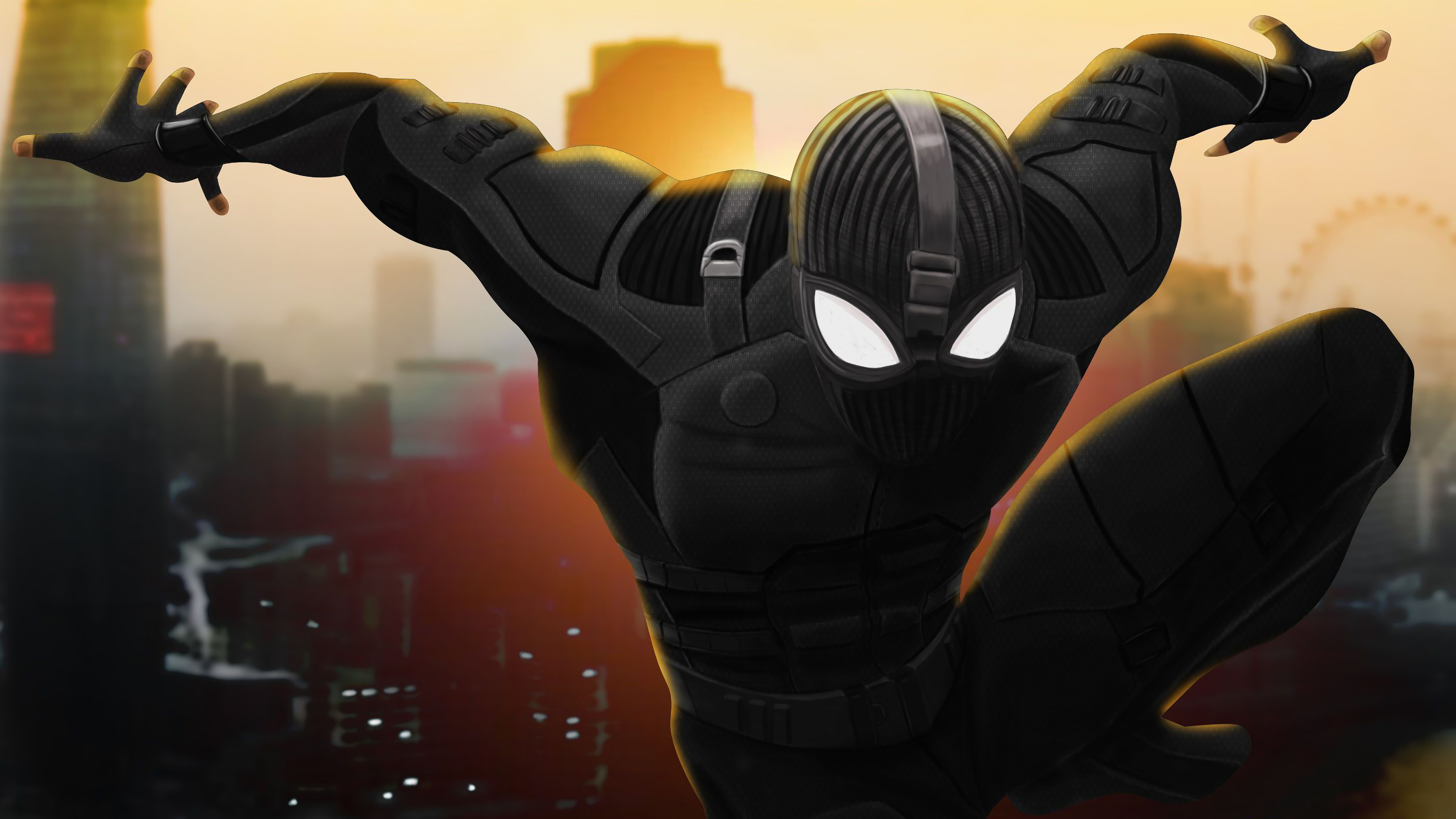 Spider Man Far From Home Stealth Suit - HD Wallpaper 