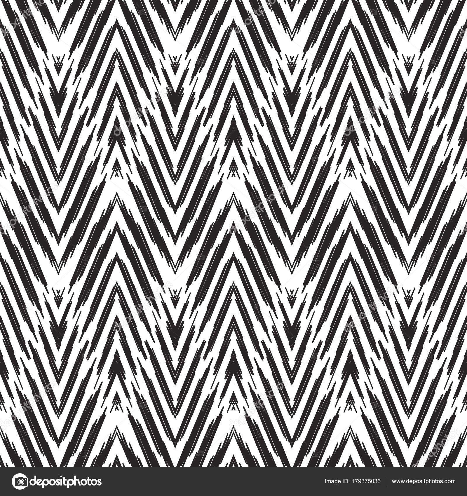 Ikat Chevron Pattern - HD Wallpaper 
