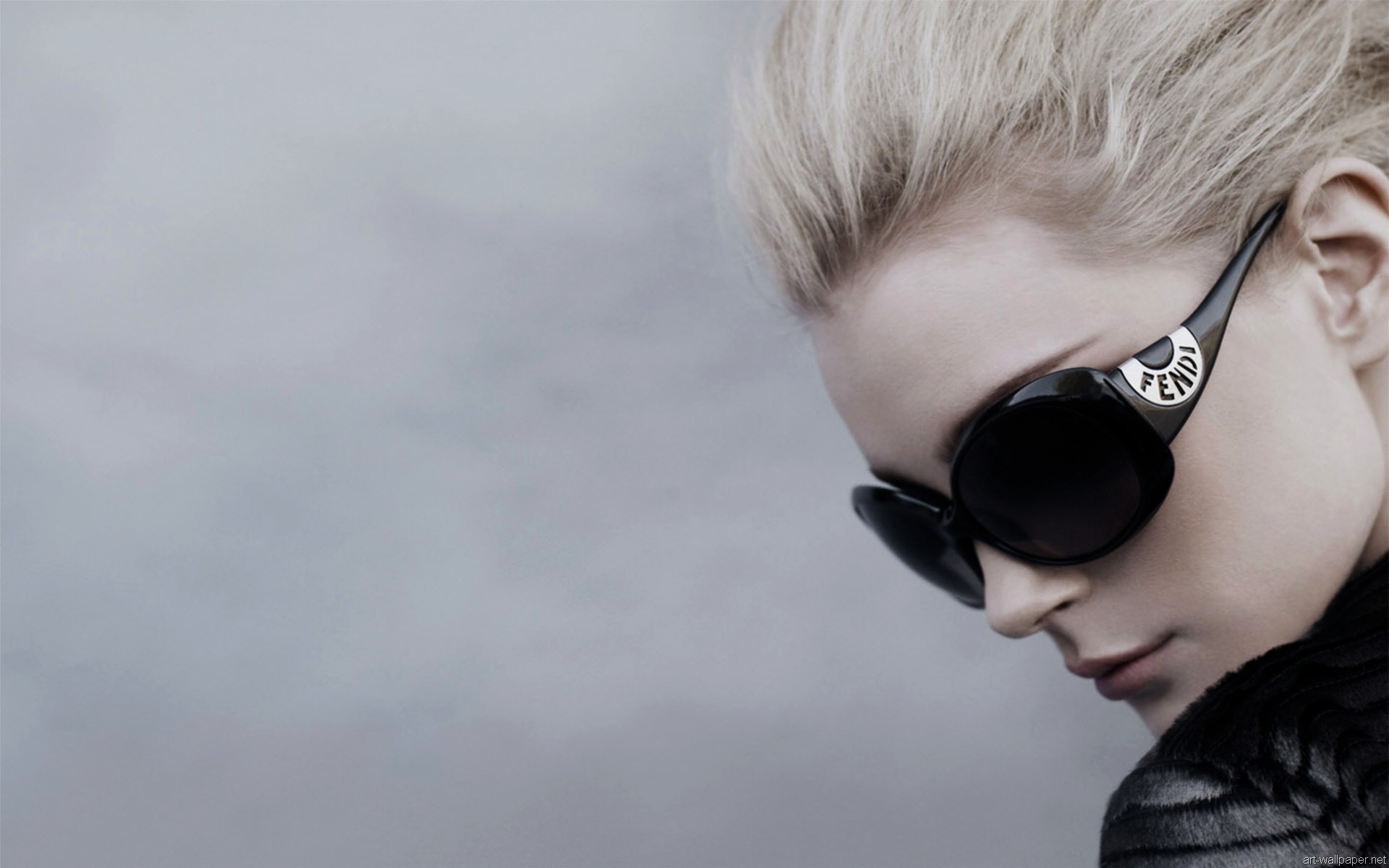 Fashion Hd Wallpaper - Woman Black And White Art - HD Wallpaper 