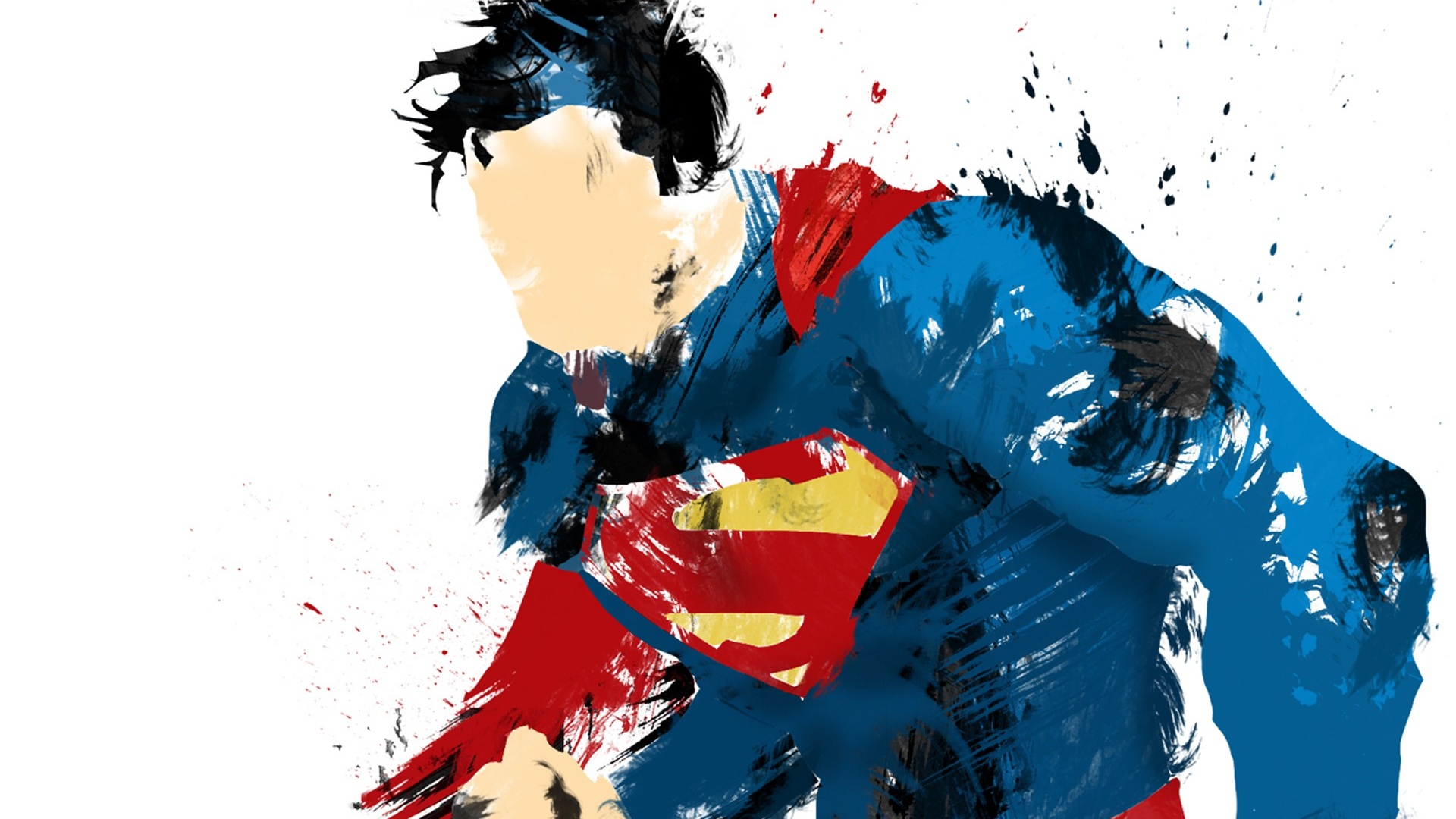Superman Wallpaper Drawing - HD Wallpaper 