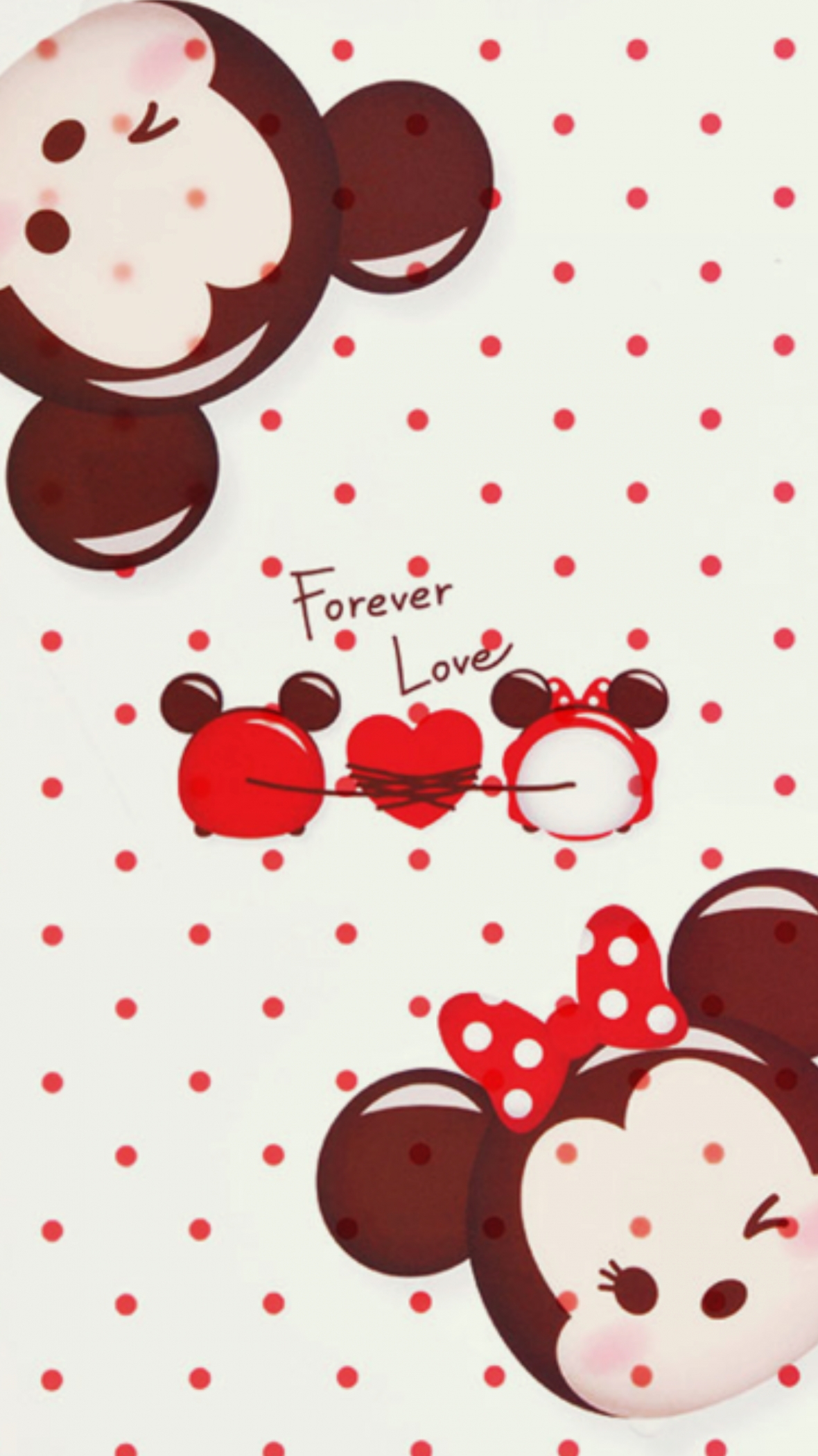 Mickey Mouse Wallpaper - Cute Minnie Mouse And Mickey Mouse - HD Wallpaper 
