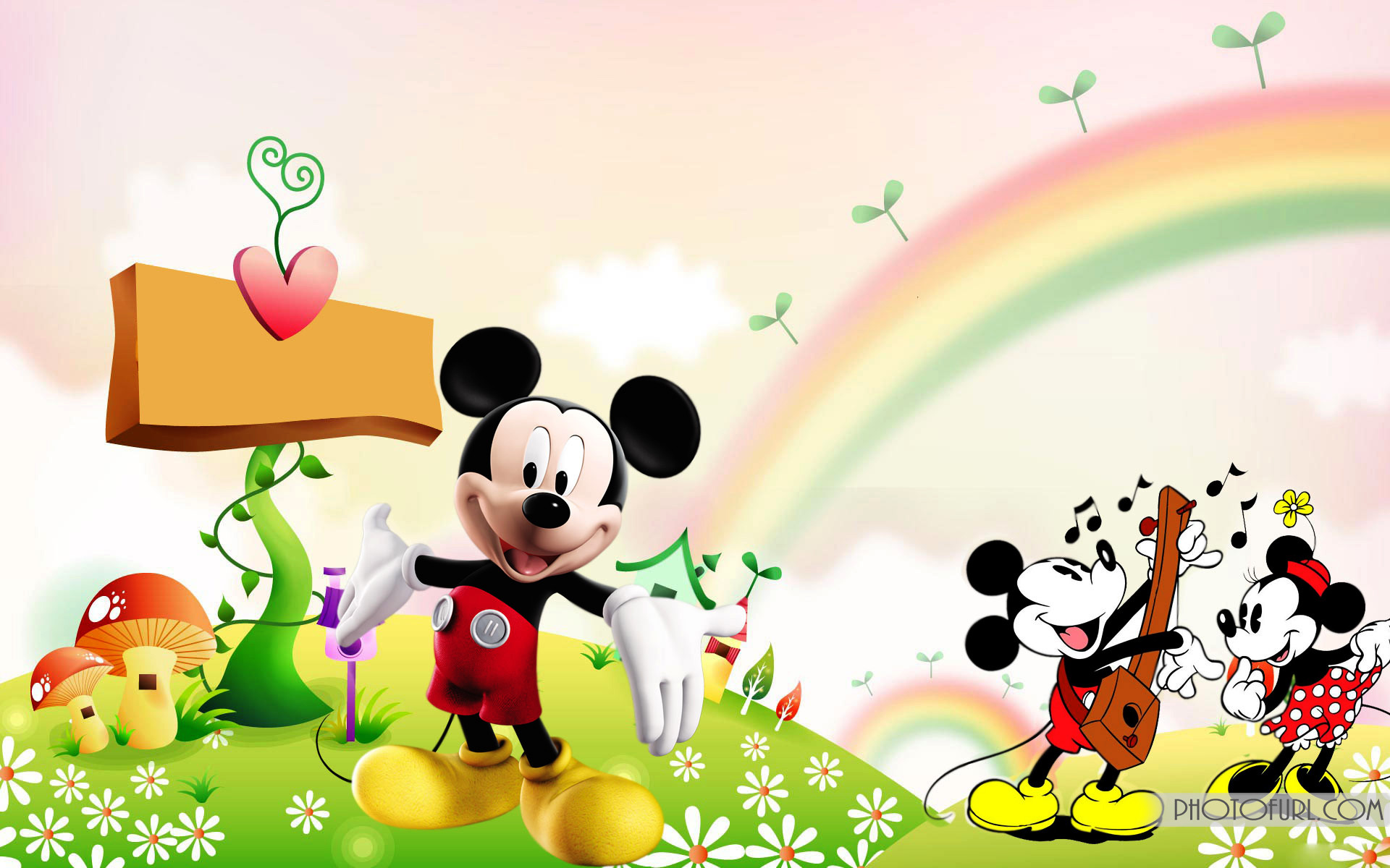 Mickey Mouse 3d Wallpaper 206530 
 Data-src - Mickey Mouse Background Hd - HD Wallpaper 