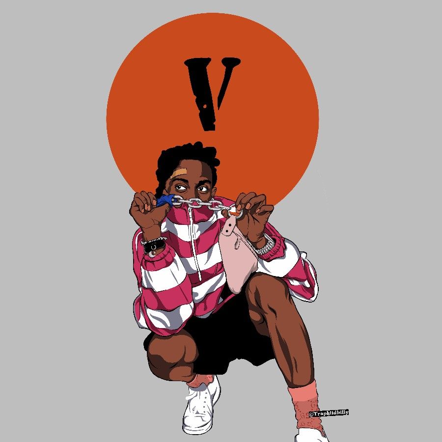 Cartoon Wallpaper Art - Playboi Carti Fan Art - HD Wallpaper 