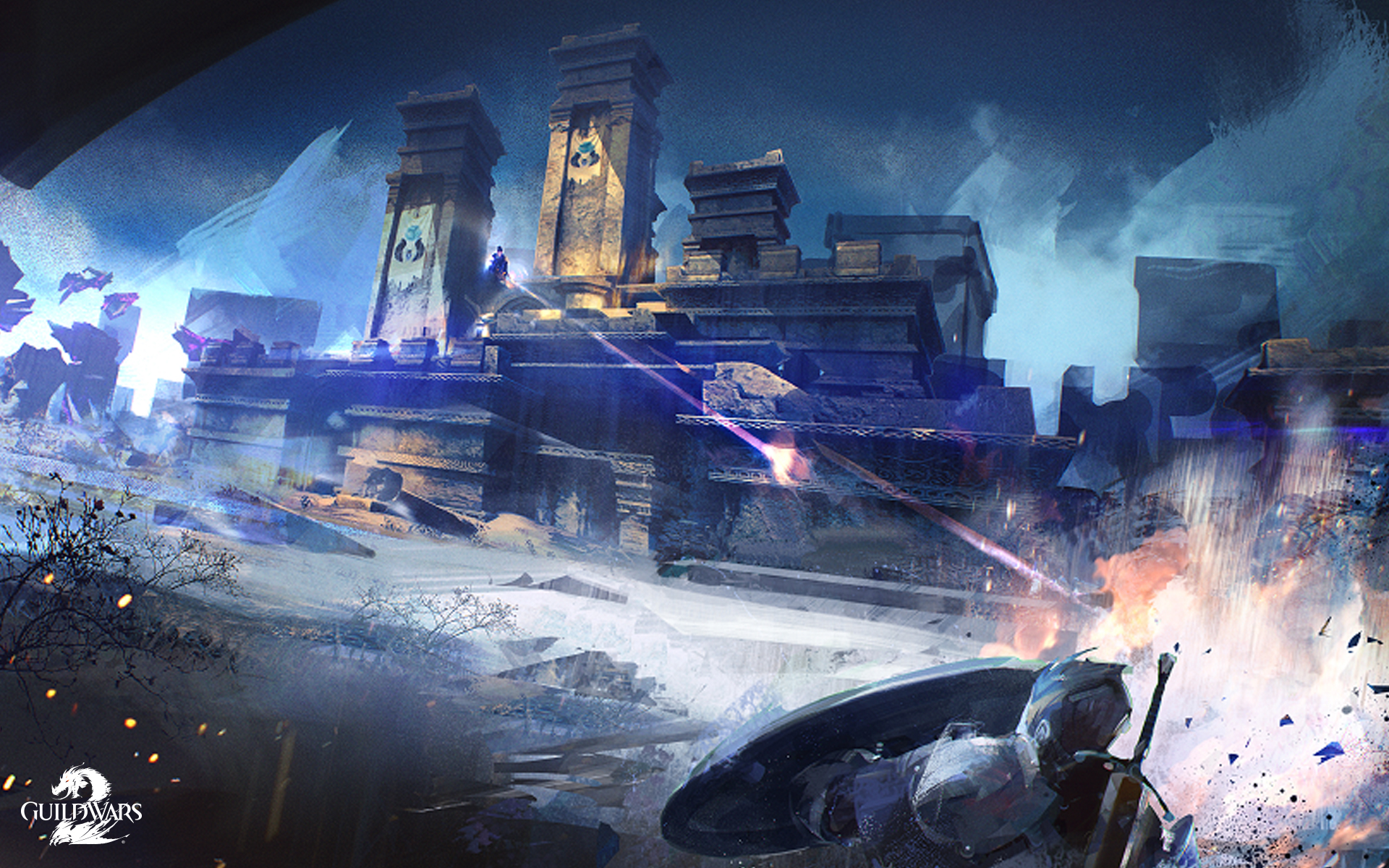 Gw2 Loading Screen Artwork - HD Wallpaper 