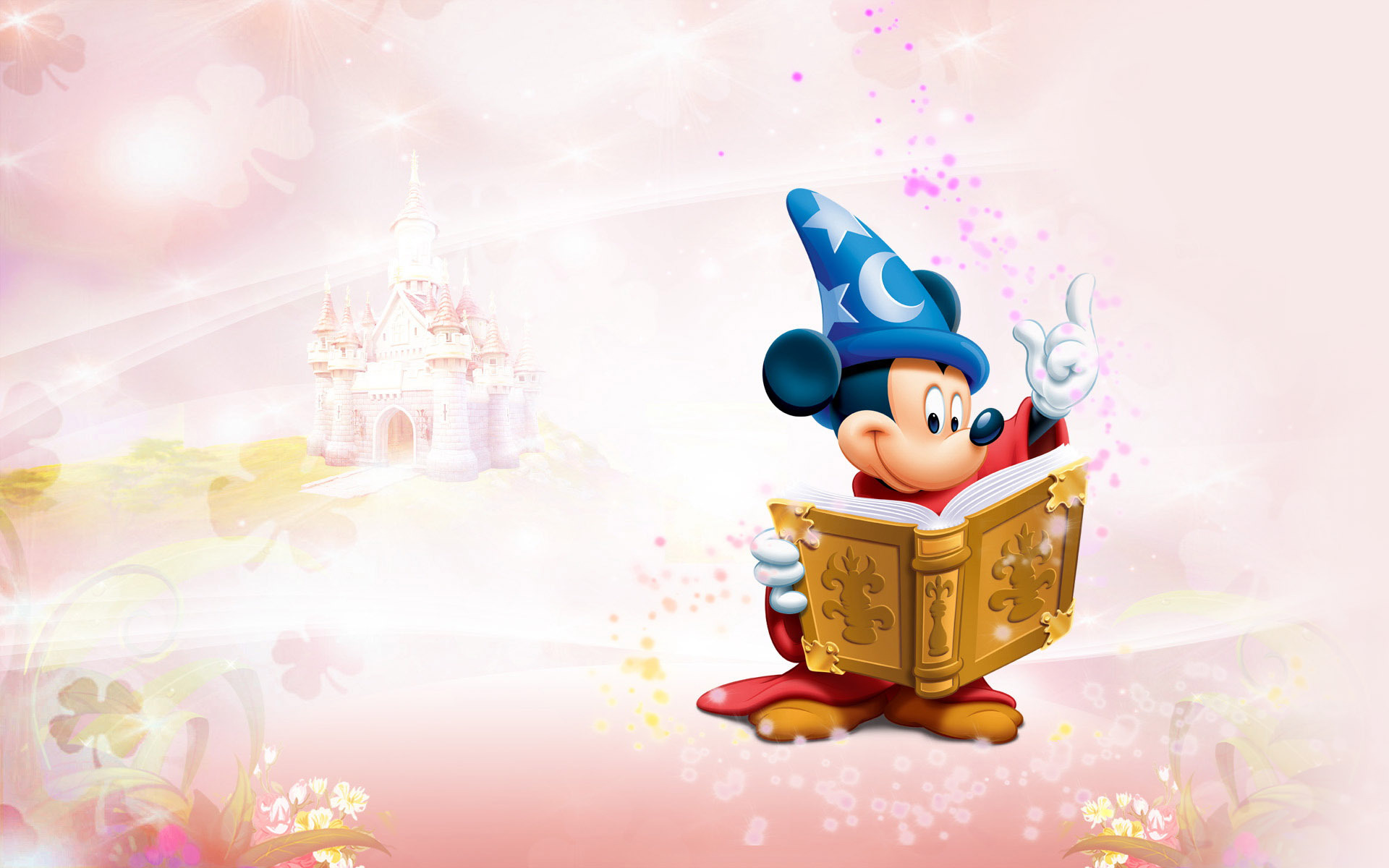 Magic Mickey Mouse Wallpaper - Mickey Fantasia Png - HD Wallpaper 
