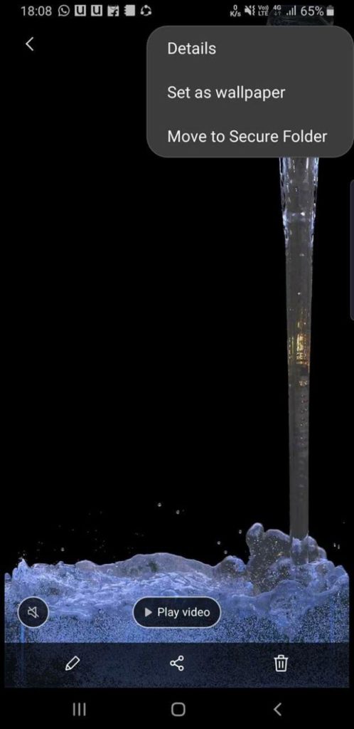 Samsung S10 Plus Water - HD Wallpaper 