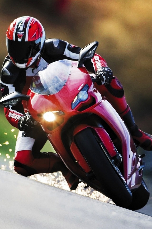 Ducati Racing Bike - Racing Bike Wallpaper Hd Download - 640x960 Wallpaper  