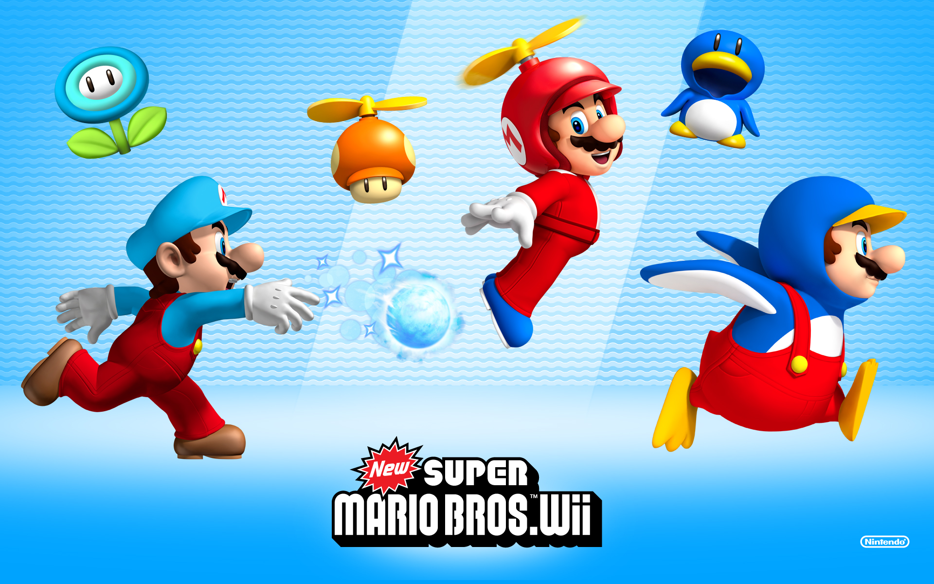 New Super Mario Bros - New Super Mario Bros Wii - HD Wallpaper 