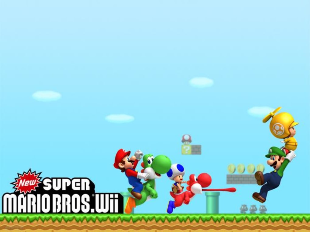 New Super Mario Bros - Super Mario Bros Wii - HD Wallpaper 