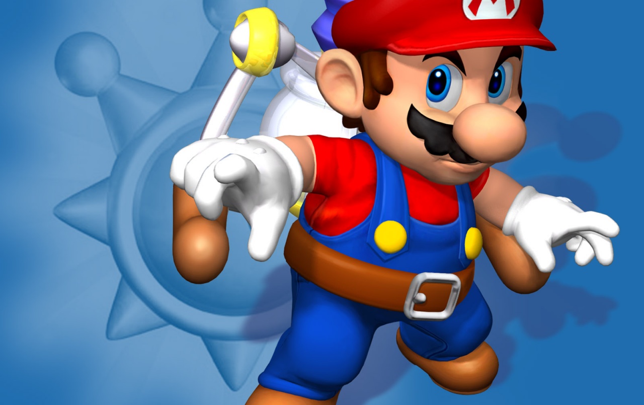 Super Mario Sunshine Wallpapers - Super Mario Sunshine Mario - HD Wallpaper 