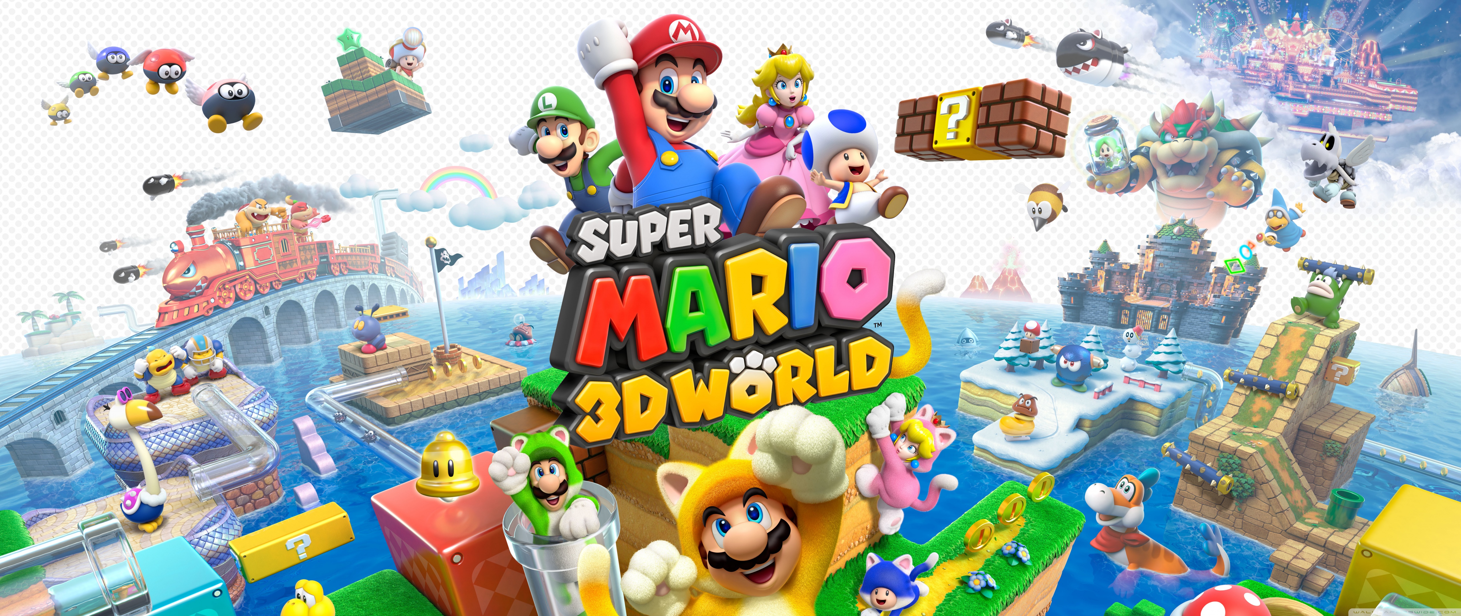 Super Mario 3d World - HD Wallpaper 