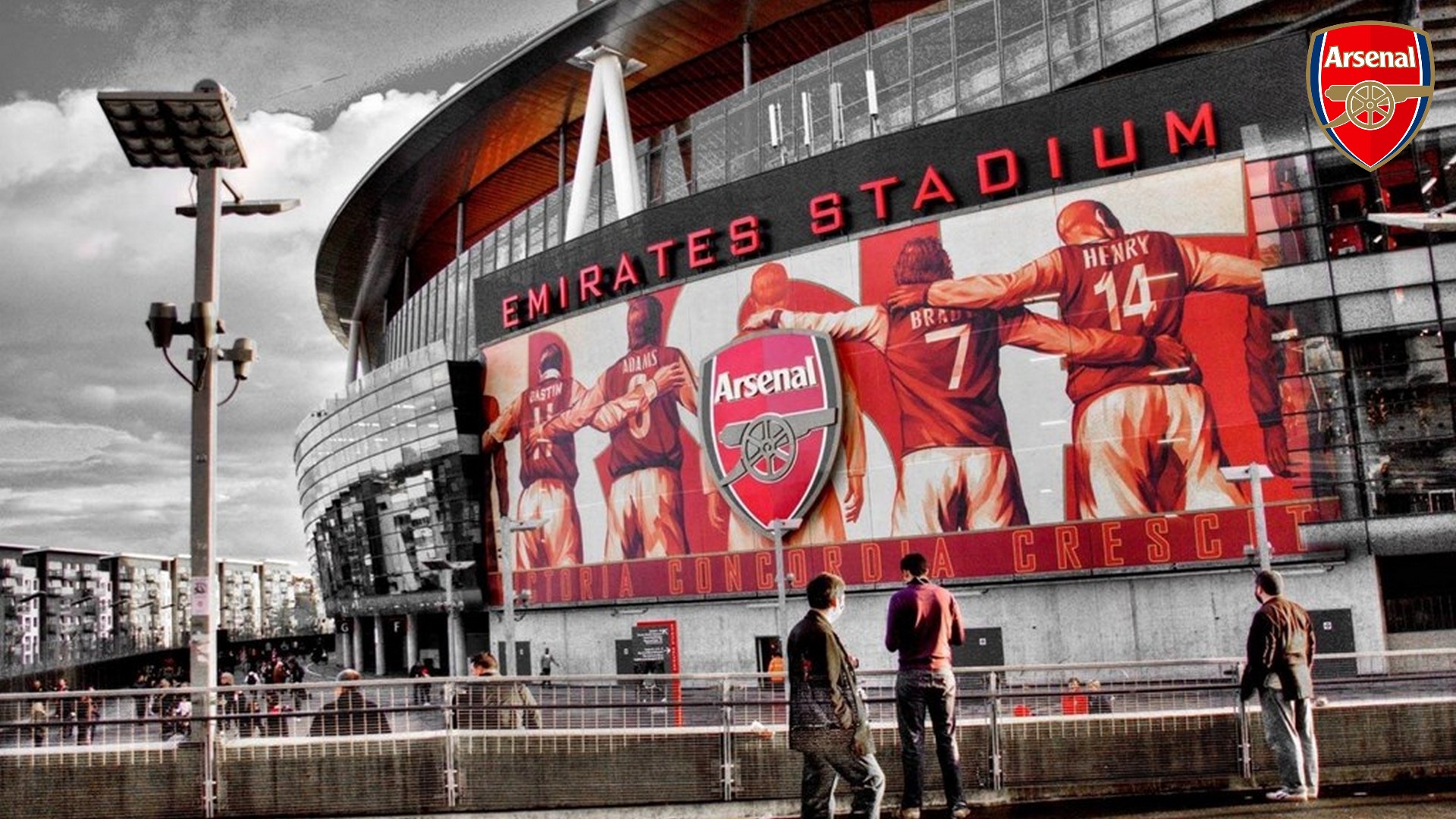 Arsenal Stadium Hd Wallpapers With Resolution Pixel - Emirates Stadium - HD Wallpaper 
