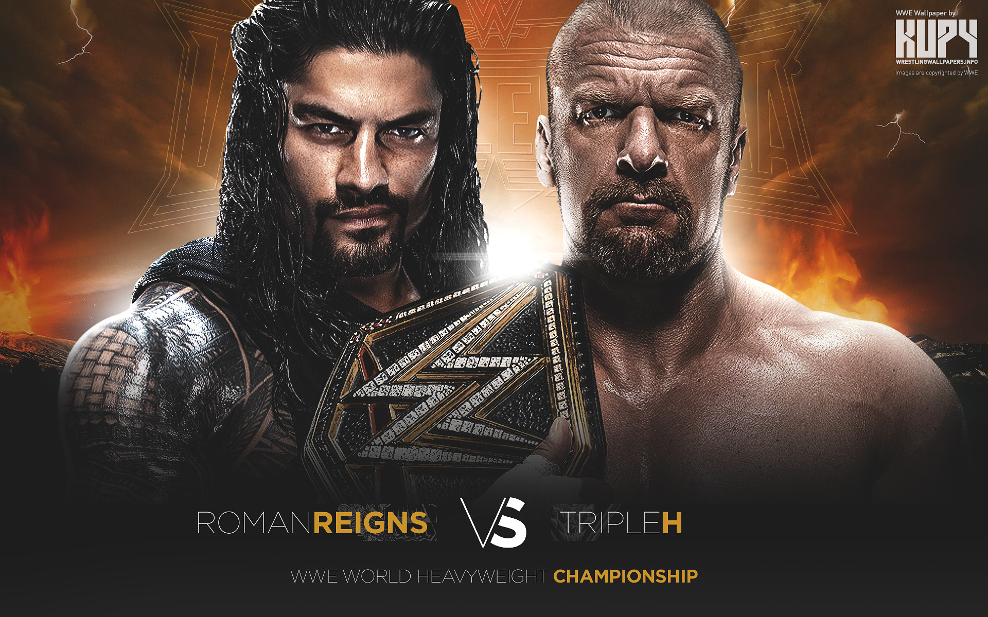 1920x1200, 1440ã900 - Roman Reigns Wwe Hhh - HD Wallpaper 
