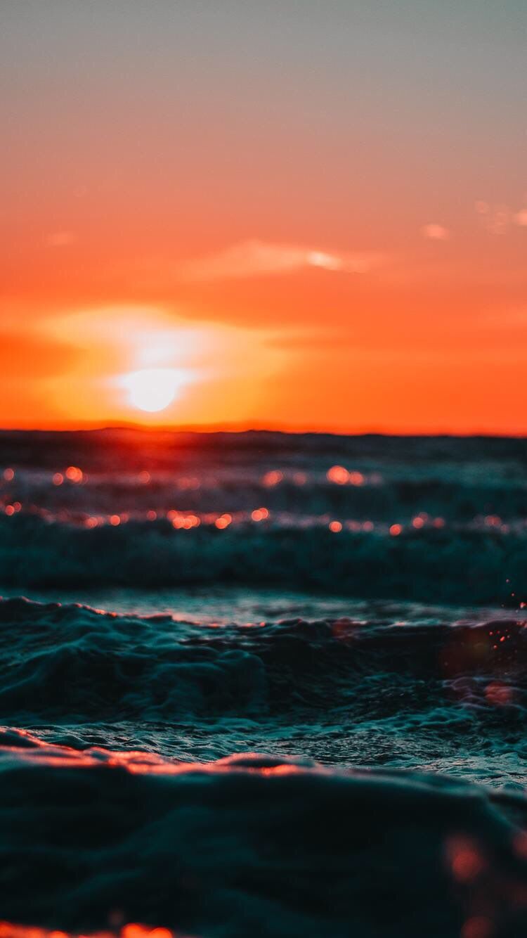 Beautiful Sunset Wallpaper Iphone - HD Wallpaper 