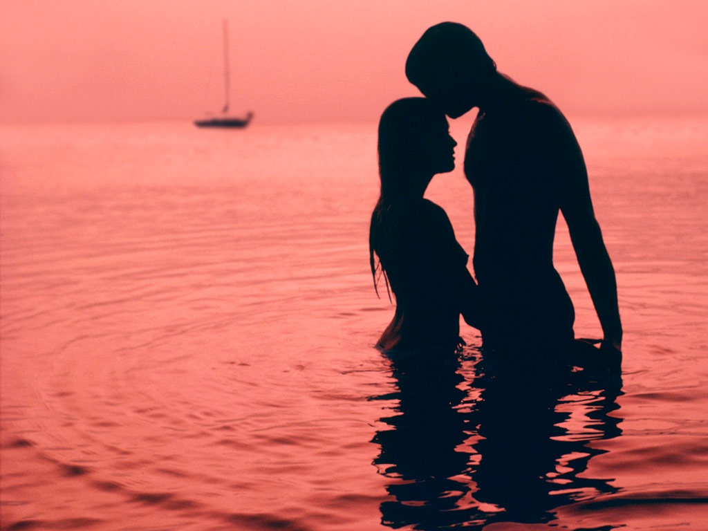 True Love - Love Couple Beach - HD Wallpaper 