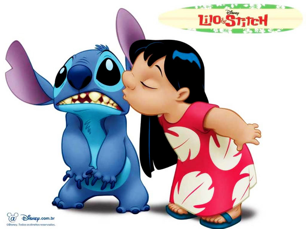 Lilo And Stitch Kiss - Lilo Y Stitch Png - HD Wallpaper 