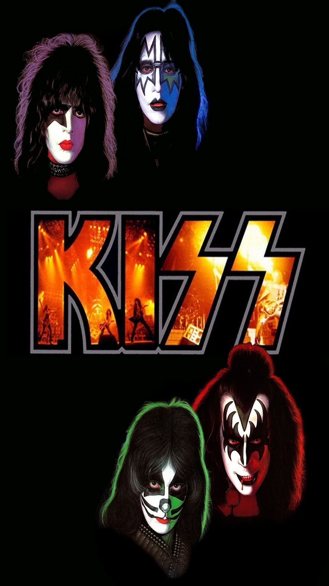 Download Kiss Wallpaper For Ipad - Imagenes Wallpaper De Band Kiss - HD Wallpaper 