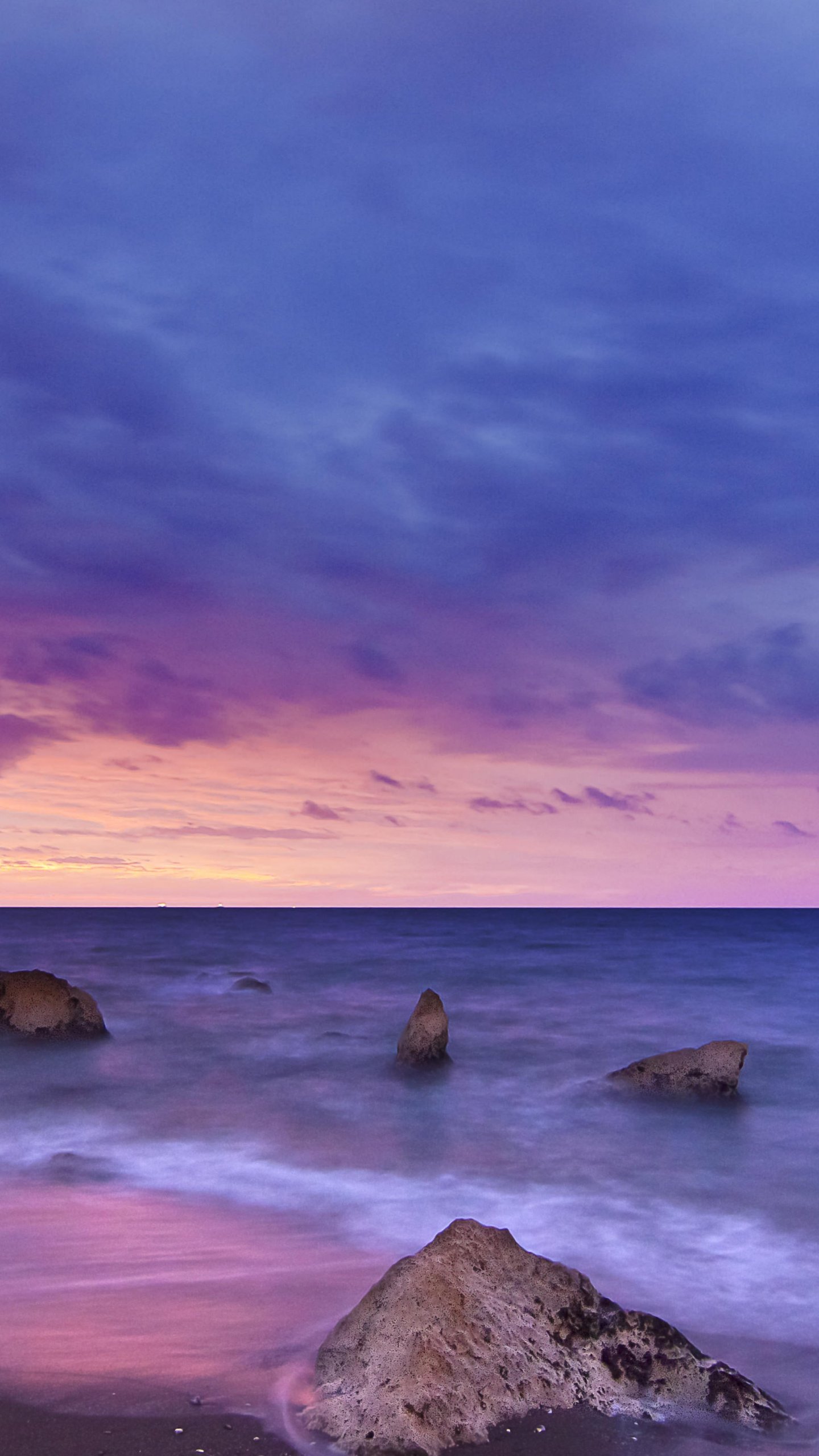 Ocean Sunset Iphone Background - HD Wallpaper 