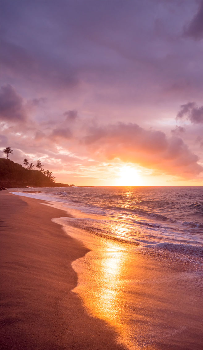 Beach Iphone Wallpaper Ideas - Beautiful Sunset - HD Wallpaper 