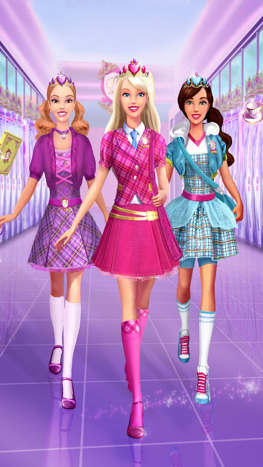 Barbie Princess High Quality Iphone Wallpapers Data-src - Barbie Princess  Charm School - 1080x1920 Wallpaper 