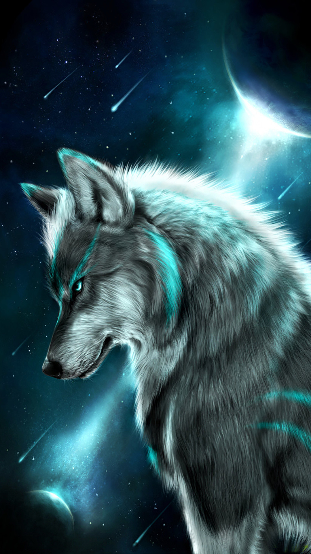 Download Wolf Wallpaper By Georgekev - Anime Wolf - HD Wallpaper 