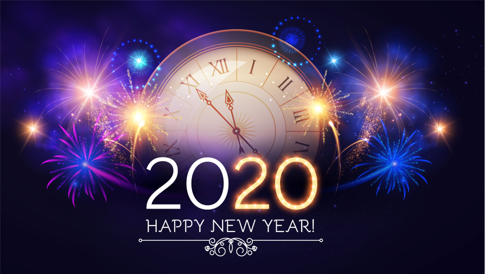 Happy New Year 2020 - HD Wallpaper 