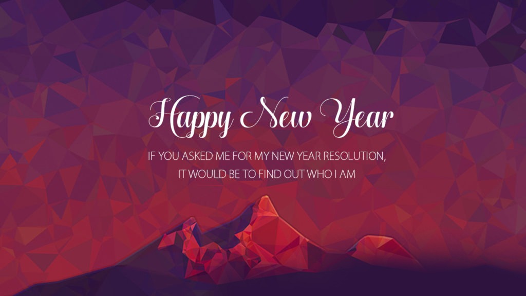 Happy New Year Resolution Wallpaper - Happy New Year 2018 Quotes - HD Wallpaper 