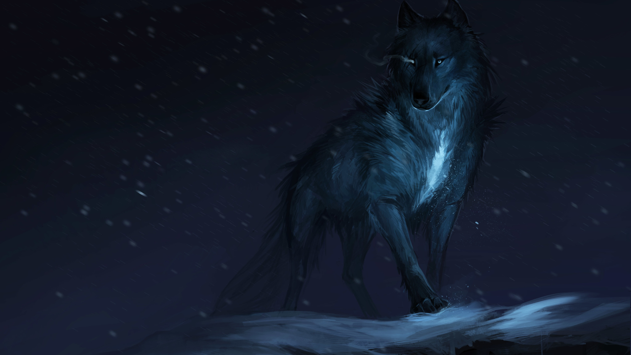 Wolf Drawing Resolution Hd Wallpapers - Wolf Drawing Wallpaper 4k - HD Wallpaper 